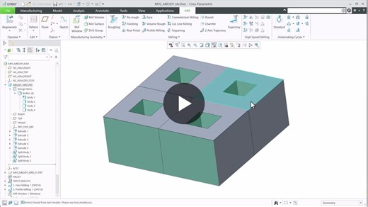 Face Milling Enhancements in Creo | Creo, a PTC Technology