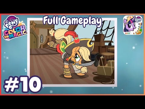 👉 My Little Pony: Color by Magic 🎨🦄 | Full Gameplay Walkthrough | Part 10 | VIP | Games 4 Kids!