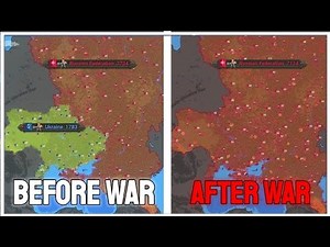 Ukraine Vs Russia Simulated In World Box!