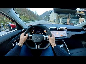 New MG ZS Hybrid+ (2025) - POV test drive COUNTRY ROADS & HIGHWAY
