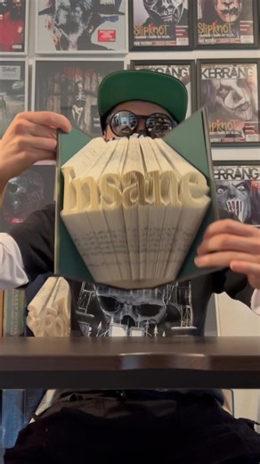 Unique Book Folding Design Without Cutting Pages