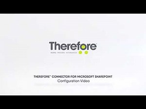 Therefore™ Connector for Microsoft SharePoint - Configuration