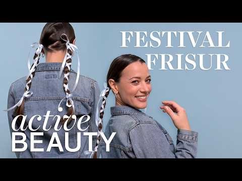 Festival-Frisur Criss-Cross-Ribbons – Trend Tutorial | ACTIVE BEAUTY