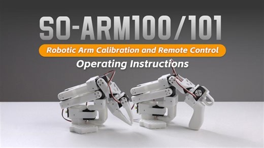 SO-ARM100/101 Robotic Arm Calibration and Remote Control Operation#waveshare #roboticarm | Waveshare
