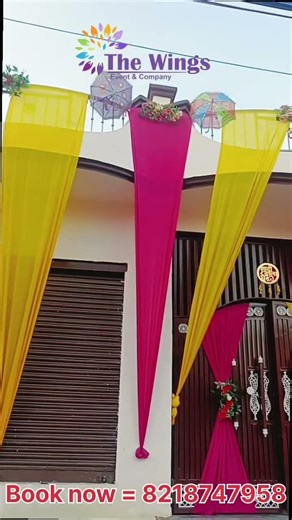 home decoration book now ....Agra #wedding #eventplanner #haldi #homedecor