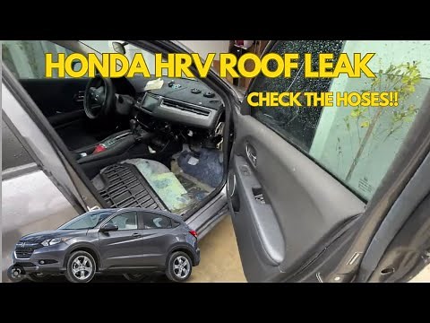How I Fixed My Sunroof Water Leak In My Honda Hrv