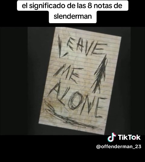 El Significado de las 8 Notas de Slenderman