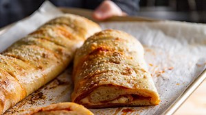This pepperoni stromboli never makes it to leftovers