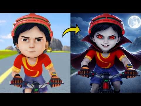 Shiva Cartoon Characters as Vampire 🧛🏻