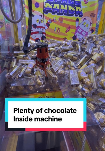 Discover Plenty of Chocolate in the Claw Machine