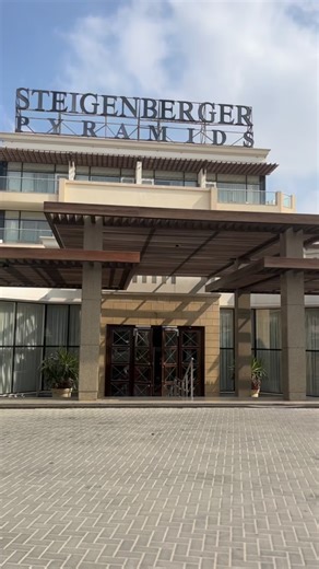 Just steps away from a global milestone. The Grand Egyptian Museum is opening soon right at our doorstep. #grandegyptianmuseum🇪🇬 #openingsoon #steigenbergerpyramids #cairoheritage #luxurybythepyramids | Steigenberger Pyramids