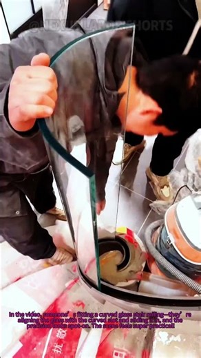 Pro Tip for Curved Stair Glass Railing! Perfect Fit Install (Super Precise!)