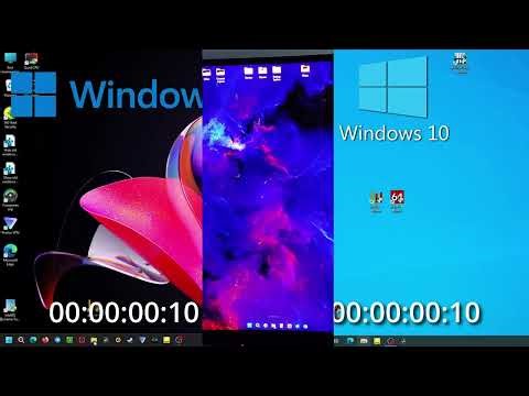 file explorer Speed Test - Win 10 against Win 11