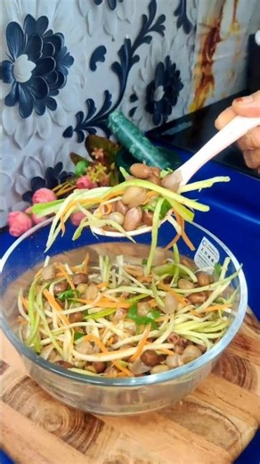 Quick & Easy Raw Mango Salad Recipe #mango #viralshorts #shorts