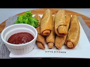 HOW TO MAKE NIGERIAN FISH ROLL- NIGERIAN SNACK- STEP BY STEP METHOD- IFY'S KITCHEN