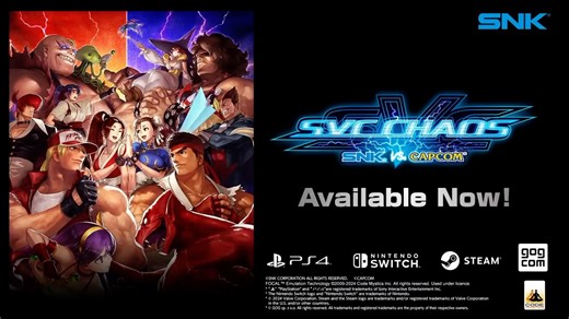 SNK vs Capcom SVC Chaos Official Orochi Iori vs Violent Ken Combo Gameplay Trailer