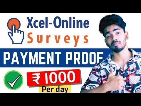 Xcel online survey payment proof Online jobs at home | Work From Home | Xcel online survey