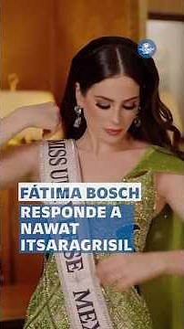 Fátima Bosch niega haber recibido notificación por demanda de Nawat Itsaragrisil #shorts