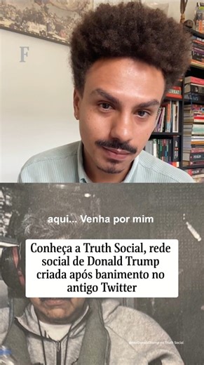 HASHTAG #️⃣ | Uma linha do tempo com opiniões conservadoras e atualizações de Trump, seu governo e aliados é, prioritariamente, o que a Truth Social entrega. A rede foi lançada em fevereiro de 2022 pela Trump Media & Technology Group, fundada em 2021 pelo presidente americano, com o alegado objetivo de ser uma plataforma "livre da discriminação política" e da censura. 📲Leia mais na #Folha: https://mla.bs/2c5d37cc 🎦Gabriel Araújo | Folha de S.Paulo