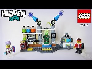 LEGO HIDDEN SIDE - J.B.'s Ghost Lab - Set 70418 Speed Building Instructions
