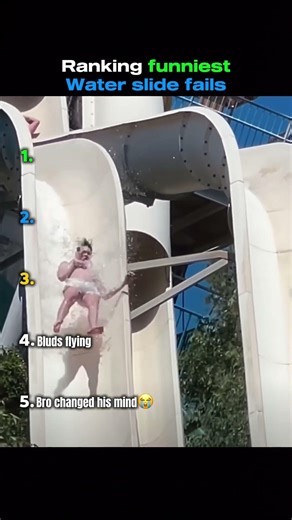 Funniest waterslide fails🤣