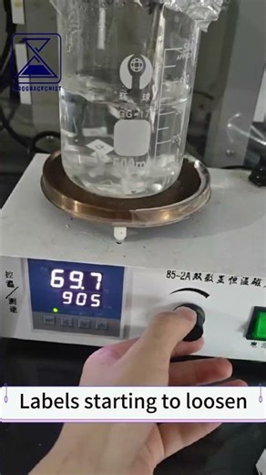 Washable Labels Test: Easy Removal on Plastic & Glass | Sinograce Chemical #factory #Adhesive #glue