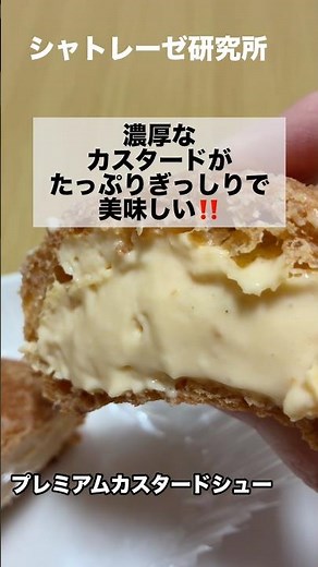 目指せシャトレーゼ全商品レビュー！第12弾【プレミアムカスタードシュー】