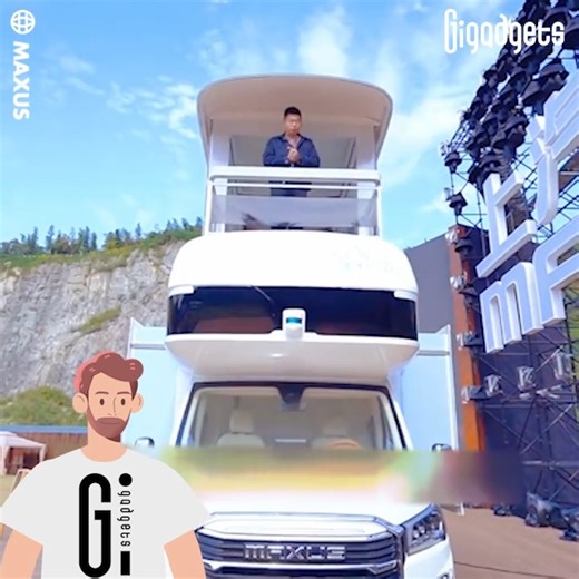 This RV has a pop-up roof and slide-out walls to offer two floors of living space. SAIC Maxus Life Home V90 Villa Edition is a luxurious motorhome designed for better comfort and convenience on the road. It is packed with features and a range of optional amenities that make it a great option for families or groups of friends who want to travel in style. Developed by General Motors' Chinese market partner SAIC MOTOR, V90 Villa Edition is currently only available in China at a starting price of ap