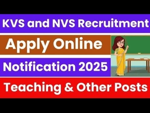 CBSE KVS NVS VARIOUS POST JOB ONLINE FORM 2026#CENTRAL GOVERNMENT TEACHING&NON TEACHING RECRUITMENT