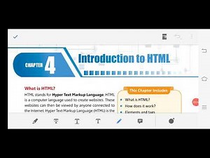 Computer class 8 chapter 4 introduction to HTML part- 1