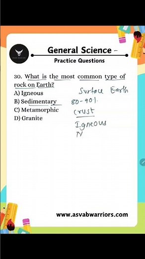 ASVAB General Science Practice Questions #asvab #usa #usmilitaryacademy #usarmy