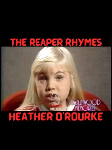 Heather O'Rourke | The Poltergeist story became too real | The Reaper Rhymes “Heather O'Rourke became iconic through Poltergeist… But years later, her real-life story became just as haunting to fans. This is Reaper Rhymes — where some stories stay with people forever.” #HeatherORourke #Poltergeist #TheReaperRhymes #Horror #CelebrityStories