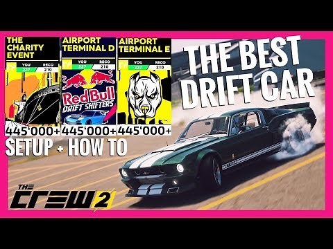 The Crew 2 | Best Drift Car Setup (How To Get 400000 + Drift Points On Near Every Track)
