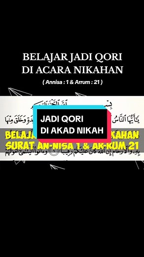 Belajar Qori di Acara Pernikahan: 4 Irama Mudah