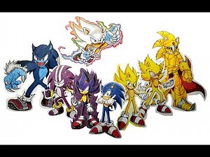 Drawing All Sonic Transformations | Sonic The Hedgehog | ‪@fundrawpi‬