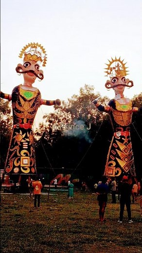 Dussehra celebration in Subash Nagar #youtubeshorts #ravan #dussehra #ytshorts #delhi