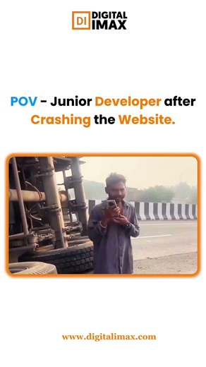 POV: Junior Developer After Crashing the Website 😂 | Developer Meme