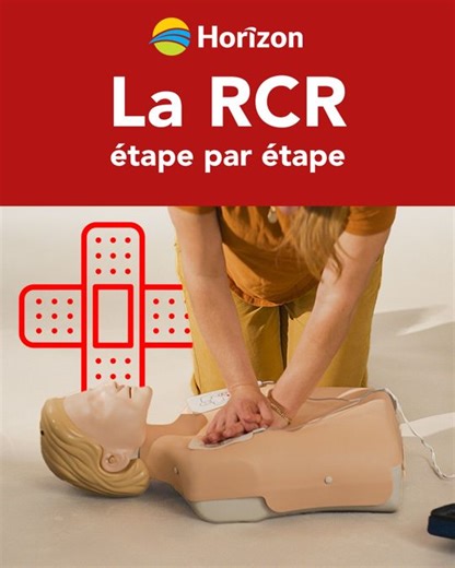 Horizon Health Network on Instagram: "En novembre, la Croix-Rouge canadienne encourage tout le monde à s’inscrire à un cours de réanimation cardiorespiratoire (RCR), une technique qui permet de sauver des vies. Dans le cadre de la série de vidéos sur le secourisme, nous avons créé notre propre vidéo sur la RCR qui montre les étapes à suivre en cas d’urgence médicale. L’administration de la RCR et l’utilisation correcte d’un défibrillateur externe automatisé (AED) peuvent doubler les chances de s