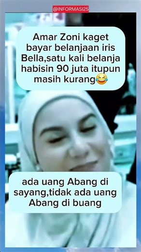 Amarzoni kaget belanjaan Iris bella 90 juta tiap kali belanja#irishbella#amarzoni #shortvideo