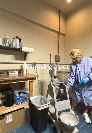 This is my beautiful mom, one of our crematory operators! This is at our pet crematory! #foryou #fyp #funeral #funeralhome #cremate #pet #pets #dog #cat #cremated #die #death #sad #cremation #remains #crematedremains #crematory #petcremation
