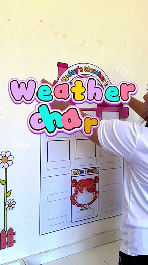Weather and Emotion Chart for Kindergarten Classroom