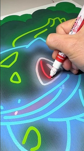 Satisfying Bulbasaur Painting Process!