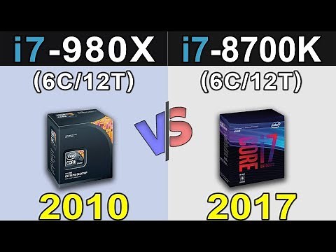i7-980X (4.3GHz) Vs. i7-8700K | New Games Benchmarks