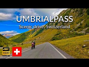 🇨🇭 4K Driving the UMBRIALPASS in SWITZERLAND | SCENIC DRIVE | #scenicdrive #swissalps #switzerland