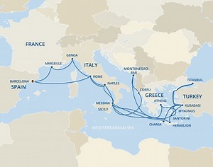 The Best of the Mediterranean - Princess (31 Night Roundtrip cruise from Barcelona)