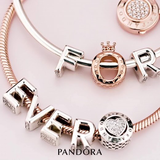 Sparkle from A - Z. Create your language of style with new Alphabet charms. ✨ | Pandora