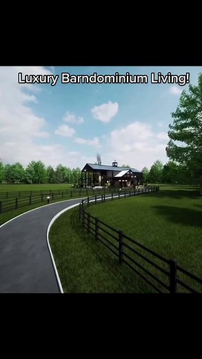 Luxury Barndominium Living: The Biloxi II Design with Outdoor Kitchen & Pool