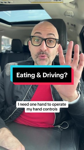 Eating while driving? #driving #eating #FastFood #accessibility