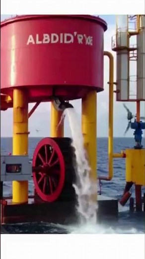 Aladdin's Waterfall: How Waves and Wind Create Clean Electricity