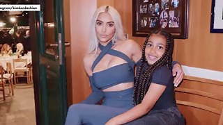 Kim Kardashian scolds son Saint, 7, for giving the middle finger to paparazzi